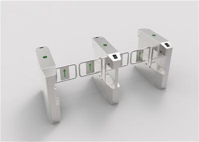 China 304 Stainless Steel Speed Gate Turnstile , Turnstile Security Doors For Train Station for sale