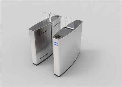 China High Speed Swing Gate Turnstile , RFID Reading Pedestrian Barrier Gate for sale