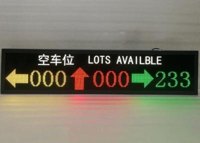 China Ultra Bright Inside LED Car Parking Screen Showing Direction / Parking Space for sale