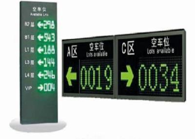 China High Brightness LED Parking Display Signs Cold Rolled Steel Sheet Material for sale