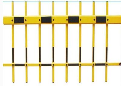 China Yellow Color Fence Barrier Gate Arm , 100 x 45mm Aluminum Gate Arms for sale