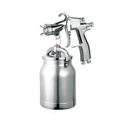 China Paint Spray Gun LVLP Spray Gun With 1000ml Suction Cup R200 Plated Black Chrome for sale