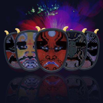 China 8 Hours Led Halloween Mask For Kids Halloween Party Cosplay Mask 2022 for sale