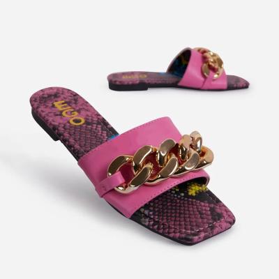 China High Quality PVC Flip Flops Pattern Women's Causal Slides Shoes Home Customized Shoes for sale