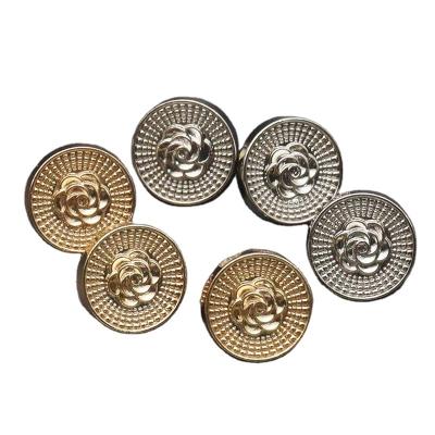 China South Jeans 3 D Best Quality 11Mm Metal Dry Cleaning Fashion Button Leg Sound Machine Noise Printing Flower Leg Buttons for sale