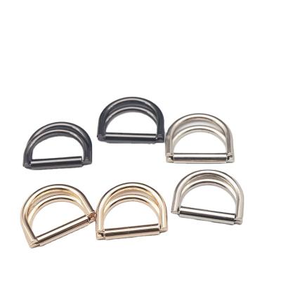 China Wholesale Price Durable Contracted Viable Metal D Ring Belt Buckle New Style D Ring Belt Buckle Hardware Factory style for sale