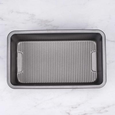 China 10 Inch Large Capacity Quick Release Viable Professional Silver Aluminum Coating Making Pullman Bread Box Loaf Cake Pans Mold for sale