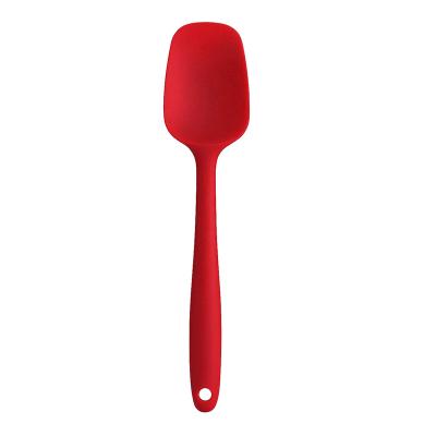 China High Quality Disposable Kitchen Tools Silicone Scraper Non-Stick Heat Resistant Spatula With Baking Pastry for sale