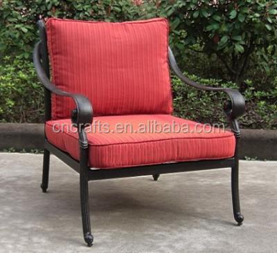 China Traditional Cast Aluminum Outdoor Furniture / Single Sofa for sale