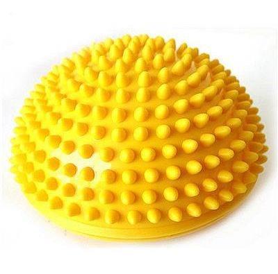 China Inflatable Toy PVC Balance Forming Massage Half Spiky Yoga Ball for sale