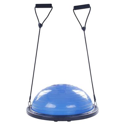 China PVC Ball+ABS Board Forming Half Round PVC Yoga Exercise Balance Ball for sale