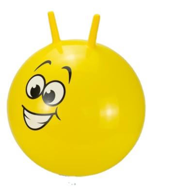 China Toy Colorful Inflatable Hopper Ball With Sheep Handle Inflatable Jumping Ball for sale