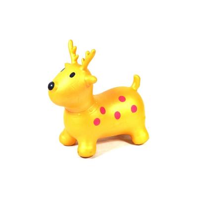 China Inflatable Toy Inflatable PVC Hopper Skippy Animal Jumping Animal Deer Bouncing Bouncer for sale