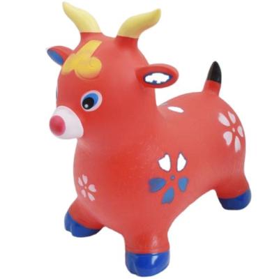 China Inflatable Toy Animal Rubber Ride On Jumping Animal Bouncer Bouncy Animal Toy for sale