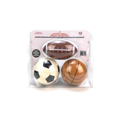 China Inflatable Toy PVC Game 3Mini Sports Ball, 3pk Mini Sports Ball, Playground Ball Set for sale