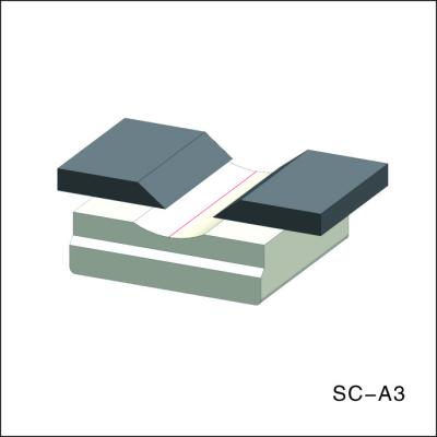 Cina Cantieristica navale ceramica incombustibile del nastro di protezione della saldatura della scanalatura L60CM di 10mm in vendita