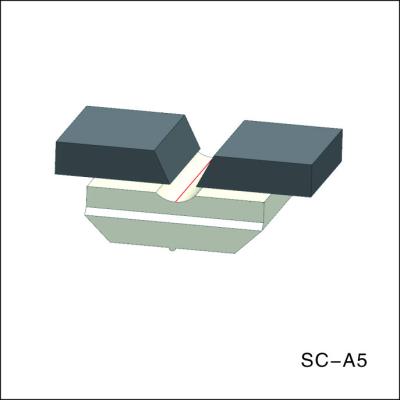 Cina Saldatura radiografica ceramica del nastro di protezione della saldatura dell'economizzatore del gas della scanalatura 6mm 100% in vendita