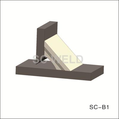 Cina 12mm nastro di appoggio ceramico di 90 gradi per i giunti ad angolo di saldatura in vendita