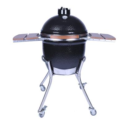 China 21 Zoll Kamado-Grill-Ei formte keramischen Grill-Grill 53cm mit Edelstahl zu verkaufen