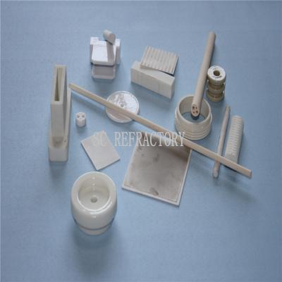 China 1500 GraadAluminiumoxide Ceramische Delen 300 Buigende SterkteAluminiumoxide Oxydekeramiek Te koop