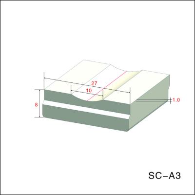 China 10mm Steunende Tijdbesparende Strook 50% van het Groef de Ceramische Lassen Te koop