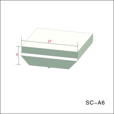 China Schweißende keramische zurückziehende Schutzträger-Streifen-Werft-Industrien SMAW 27mm schweißende zu verkaufen