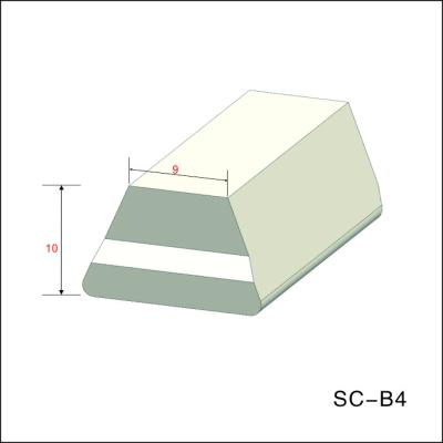 China 60 Graad die Ceramische Steunende Strook 9mm lassen Te koop