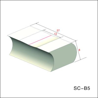 China Schweißungs-keramischer Streifen-Schutzträger der Nut-12mm FCAW zu verkaufen