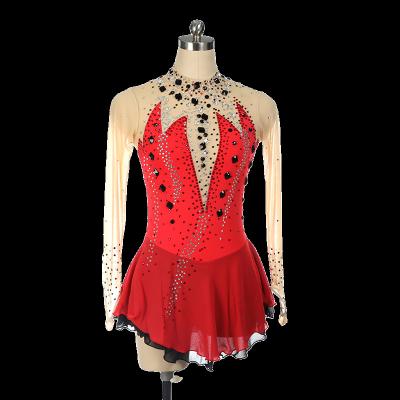 China Breathable Figure Skating Dress Women Girls Ice Skating Dresses Ice Skate Practice Performance Wear Performance Wear for sale