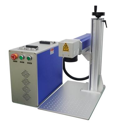 China Water Cooled Color Fiber Laser Marking Machine Silver Golden Fiber Laser 10w 20w30w Stainless Marking for sale