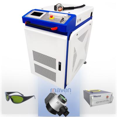 China Stainless Steel 100W 200W 1000W Raycus Oil Laser Cleaner Metal Stripper Max Derusting Fiber JPT Pusled Laser Cleaning Machine for sale