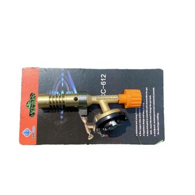 China Kitchen Flame Jet Gas Butane Blow Torch Burner Welding Iron Welding Flame Gun For BBQ Outdoor Camping Spray Gun for sale