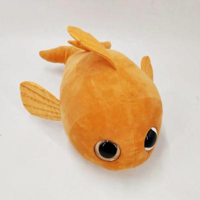 China Decoration/Birthday Gift/Wedding Gifts/Kids Gifts/Wholesale Soft Plush Market Games Stuffed Fish With Big Eyes Animal Toys for sale