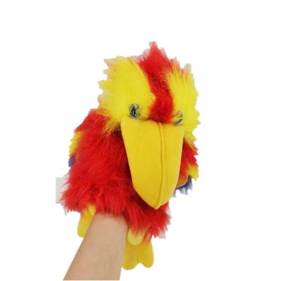 China OEM Handmade Colorful Plush Bird Golf Animal Head Blanket For Educational for sale