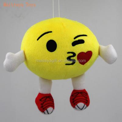 China Eco-Friendly Fabulous Soft Plush Toy Eco-Friendly Soft Cute Baby Kiss Love Heart Cute Funny Plush Toy for sale