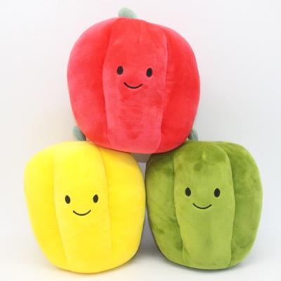 China Soft Colorful Soft Plush/Handmade/Lovely Lovely Low MOQ Stuffed Plush Vegetable Pillows for sale