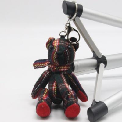 China New Design Low MOQ Mini Size Plush Plush Teddy Bear Key Chain for sale