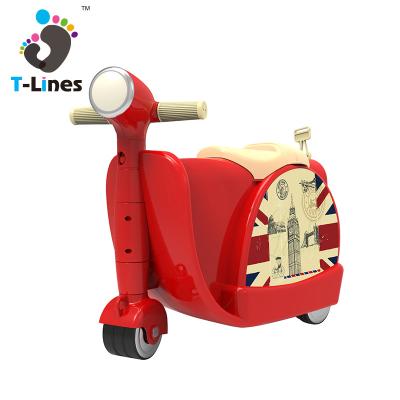 China Eco-friendly kids play ride-on suitcase and carry-on for sale