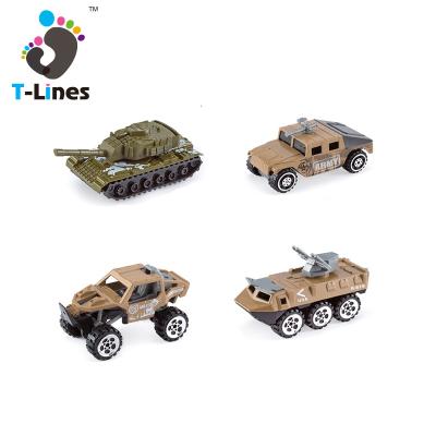 China New DIY Eco-friendly Material Mini Metal Die Cast Car 1:43 Model Alloy Diecast Toy Vehicles Engineering Heavy Truck For Kids for sale