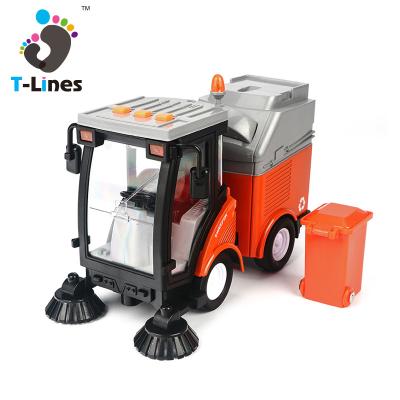 China 1:16 Plastic Garbage Cleaning Truck Toy Eco - Friendly Material for sale