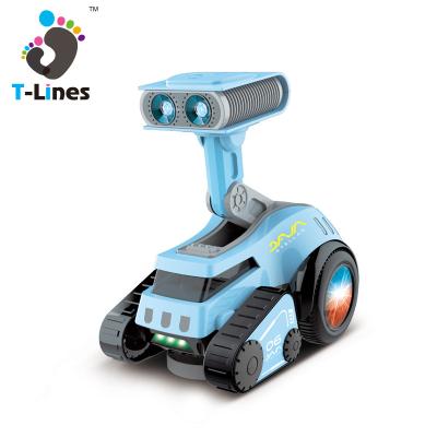 China New Multi-Function Multifunctional Smart Electric Explorer Toy Robots Educational Learning Smart Teaching Machine ToysFor Kids Light Music for sale