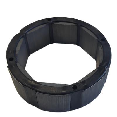 China Industrial Magnet OEM 8 Pole Injection Molding Inner Plastic Sintered Ferrite Ring Bldc Magnetic Fan Magnetic Rotor for sale