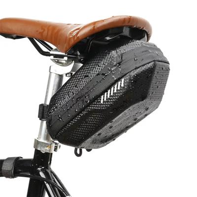 China EVA Waterproof Hard Shell Road Bicycle Saddle Bag Mountain Bike Bag Large Volume With Quick Release Buckle for sale