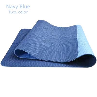 China Professional Non Slip Design Exercise Gym Fitness 6mm Custom Tape Eco-friendly Yoga Mat Non Slip for sale