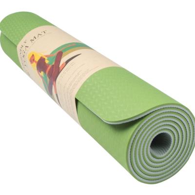 China Manufactured Gym Anti-Slip Exercise Band Yoga Mat With Carry Strap for sale