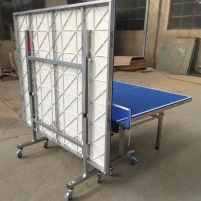 China Sigle-folded TT Table 2021waterproof mobile outdoor table tennis table / best price table tennis table for sale