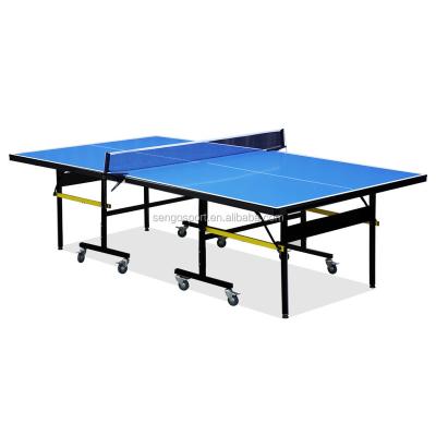 China Hot wholesale Aluminum Aluminum/ACP aluminum ping pong (ACP) table tennis table competition outdoor equipment blue paint for sale