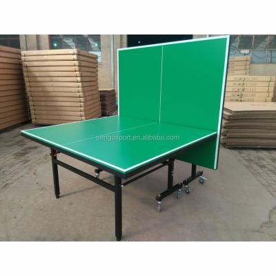 China HDF / MDF Equipments Equipment Table Tennis OEM Green Color TT Table Top for sale