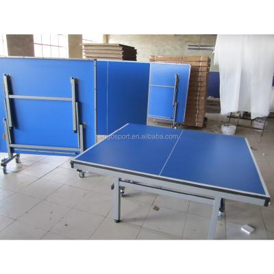 China Outdoor Mobile Foldable Ping Pong Table HDF/MDF Ping Pong Table for sale