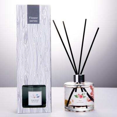 China Sustainable 200ml Aroma Fragrance Scent Diffuser With Sticks for sale